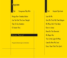 2001 Programm